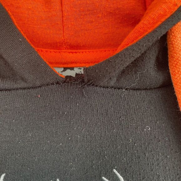 Rebel Vengeance Skeleton Napolean Stitched Hoodie Sweatshirt Men's L Black - Picture 6 of 11